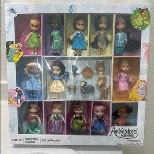 Disney Animators' Collection Doll Set - Blue, Green, Pink, Purple